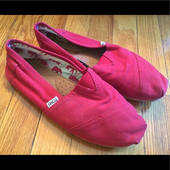 Toms Shoes - Red Toms
